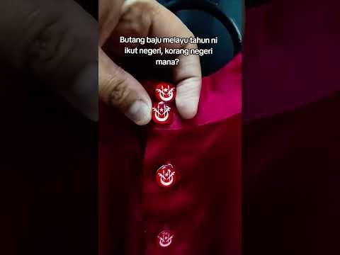 Butang Baju Melayu Lambang Negeri (View Product)
