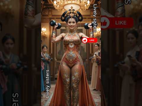 바벨 드는 왕비님, 이게 진짜 로열 클래스The Queen Lifts Barbells – This Is True Royal Class #gym #strongwomen #shorts