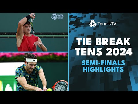 Wozniacki/Rune Battle Navarro/Shelton | Tie Break Tens 2024 Semi-Finals Highlights