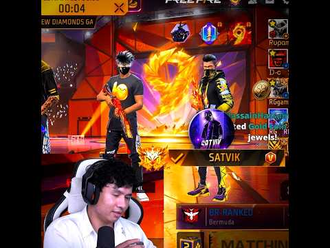 SATVIK & TONDE DAI 🫶 GARENA FREE FIRE ❤️#freefire #shorts #satvik