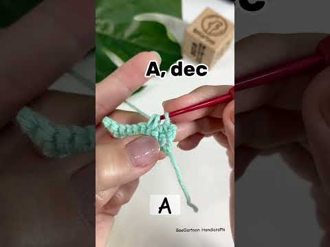 How to A, dec #crochet #crochetcrosai #diy #amigurumi #knittig #handmade #crocheting