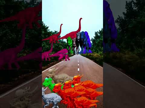 Big dinosaur Chase and chasing part-320#shortsviral #dinosaur #dino #trex #jurassicworld #tending