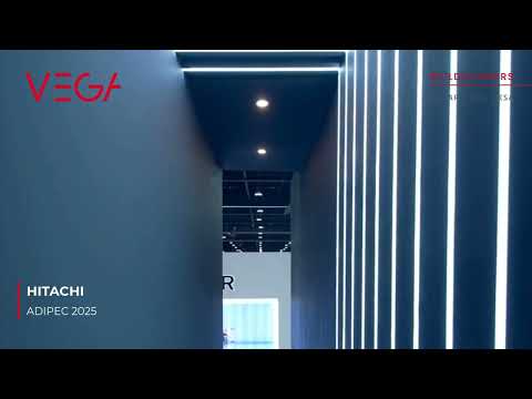 Hitachi Double Decker Stand at ADIPEC 2025 | Innovation Meets Engineering Excellence