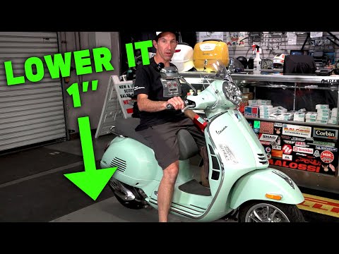 How to Lower a Vespa GTS by 1