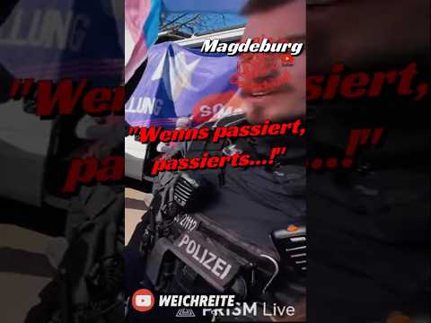 "Wenns passiert, passierts...!" Polizei Magdeburg AfD Landesparteitag & Antifa Gegendemo 11.4.26