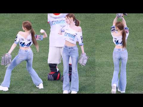 260825 휘서 하이키(H1-KEY) 승리기원 시구 HWISEO Cam | 수원KT위즈파크