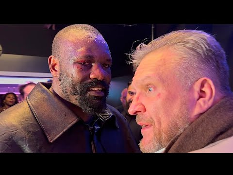 “HOW THE F*** DID YOU DO IT DEREK?” Chisora & Spencer Brown BACKSTAGE POST FIGHT