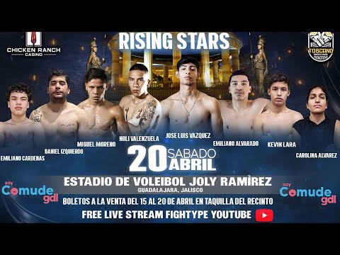 Vazquez vs ramirez • toscano boxing rising stars fight night