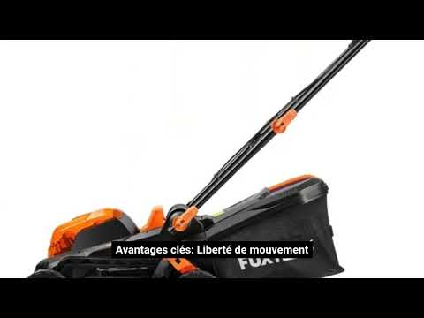 Tondre en Silence et Facilement  La Tondeuse FUXTEC E1RM20