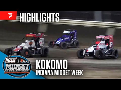 USAC Indiana Midget Week Finale at Kokomo Speedway 6/9/24 | Highlights - dirt track racing video image