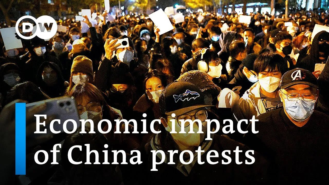 Protests in China spook global markets | DW News