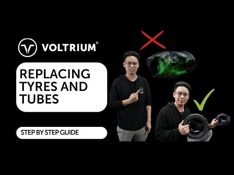 Replacing Tyres and Tubes - Rogue Series Scooters