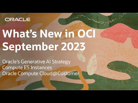 What’s New in OCI – September 2023