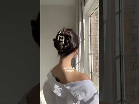 Braided updo hairstyle tutorial!