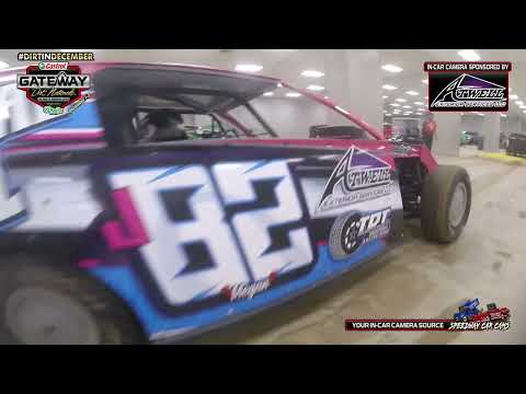 #J82 Treb Jacoby - 2022 Gateway Dirt Nationals - Modified - InCar Camera - dirt track racing video image