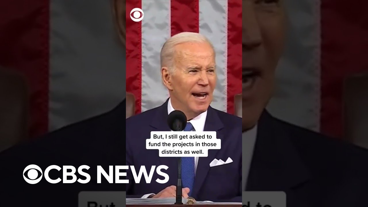 Biden tells Republicans who opposed his infrastructure bill he’ll still fund their projects #shorts