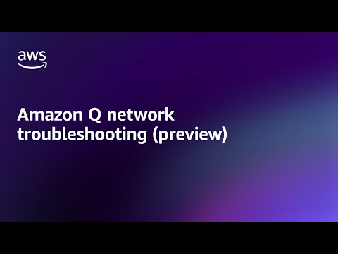 Amazon Q network troubleshooting - VPC Reachability Analyzer | Amazon Web Services