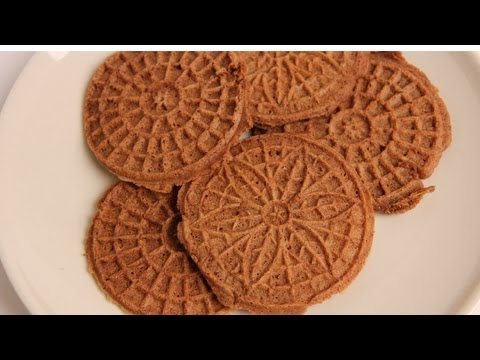 Chocolate Pizzelles Recipe - Laura Vitale - Laura in the Kitchen Episode 354 - UCNbngWUqL2eqRw12yAwcICg