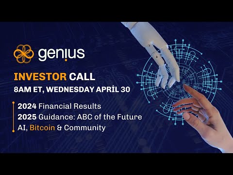 $GNS Genius Investor Call - 2024 Financial Results, 2025 Guidance