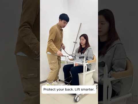 ▶️ Elderly Patient Transfer Lift Handicapped Wheelchair – daily home transfers ( # 1207 )