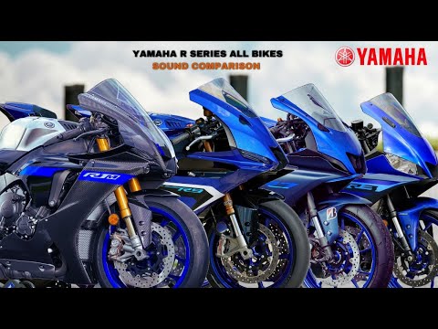 Yamaha R125 R15M R25 R3 R6 R7 R9 R1 R1M Exhaust Sound Comparison