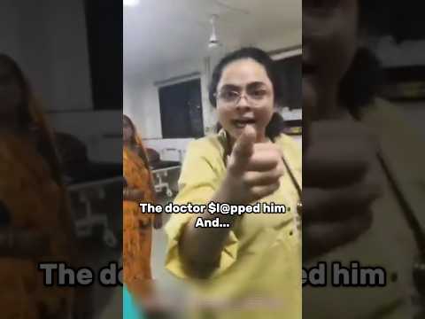 At Sola Civil Hospital in Ahmedabad a female doctor was busy on the phone  #shorts #shortsfeed