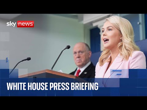 White House says Trump wants permanent ceasefire | Full news conference