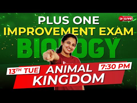 Plus One Improvement Exam | Biology | Animal Kingdom | Exam Winner