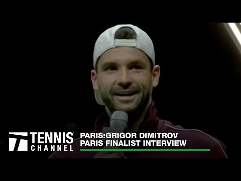 Grigor Dimitrov Reflects On Memorable Week; Paris Finalist Speech