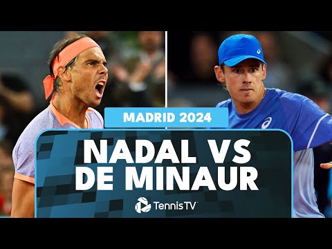 Stunning Rafael Nadal Win vs Alex De Minaur! | Madrid 2024 Highlights