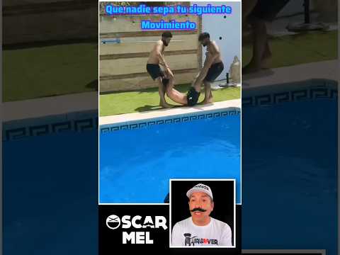 Aplicó la maniobra del Gato para evitar la Piscina #humor #chiste