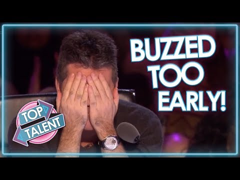 Judges BUZZ TOO EARLY On Britain's Got Talent! | Top Talent - UCD2GdZBCsUa0TIssLai6Skw