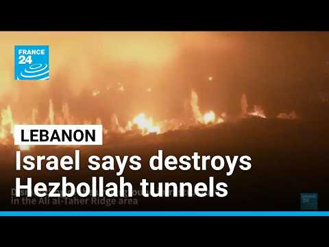 イスラエル、ヒズボラのトンネルを破壊と発表　爆発で揺れも