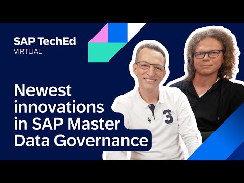 Newest innovations in SAP Master Data Governance | DA104