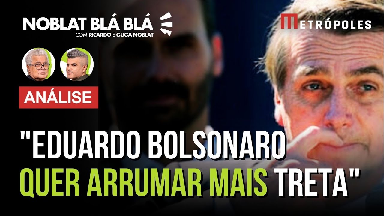 BOLSONARO cada vez mais se dá mal por causa do filho Eduardo que fala demais e causa confusão