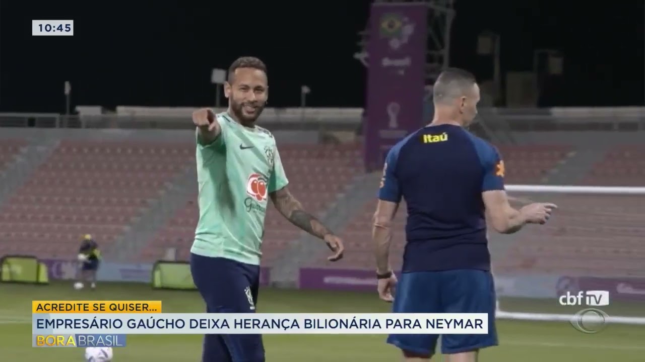 Empresário gaúcho deixa herança bilionária para Neymar