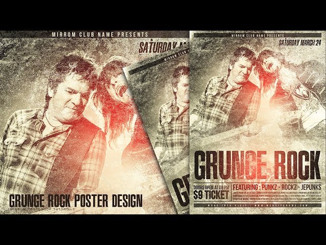 How to Create an Awesome Grunge Music Poster