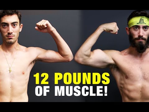 Muscle Building Body Transformation (GAINED 12 LBS!)