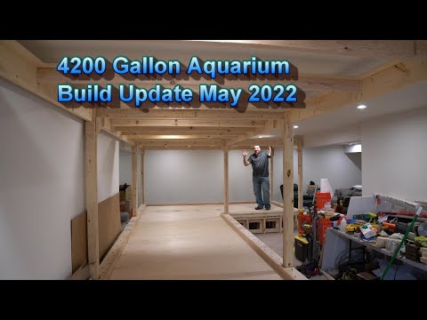 4200 Gallon Aquarium Build Update May 2022 The video today will talk about the installation of the aquarium seal beam for the 4200 gallon displ