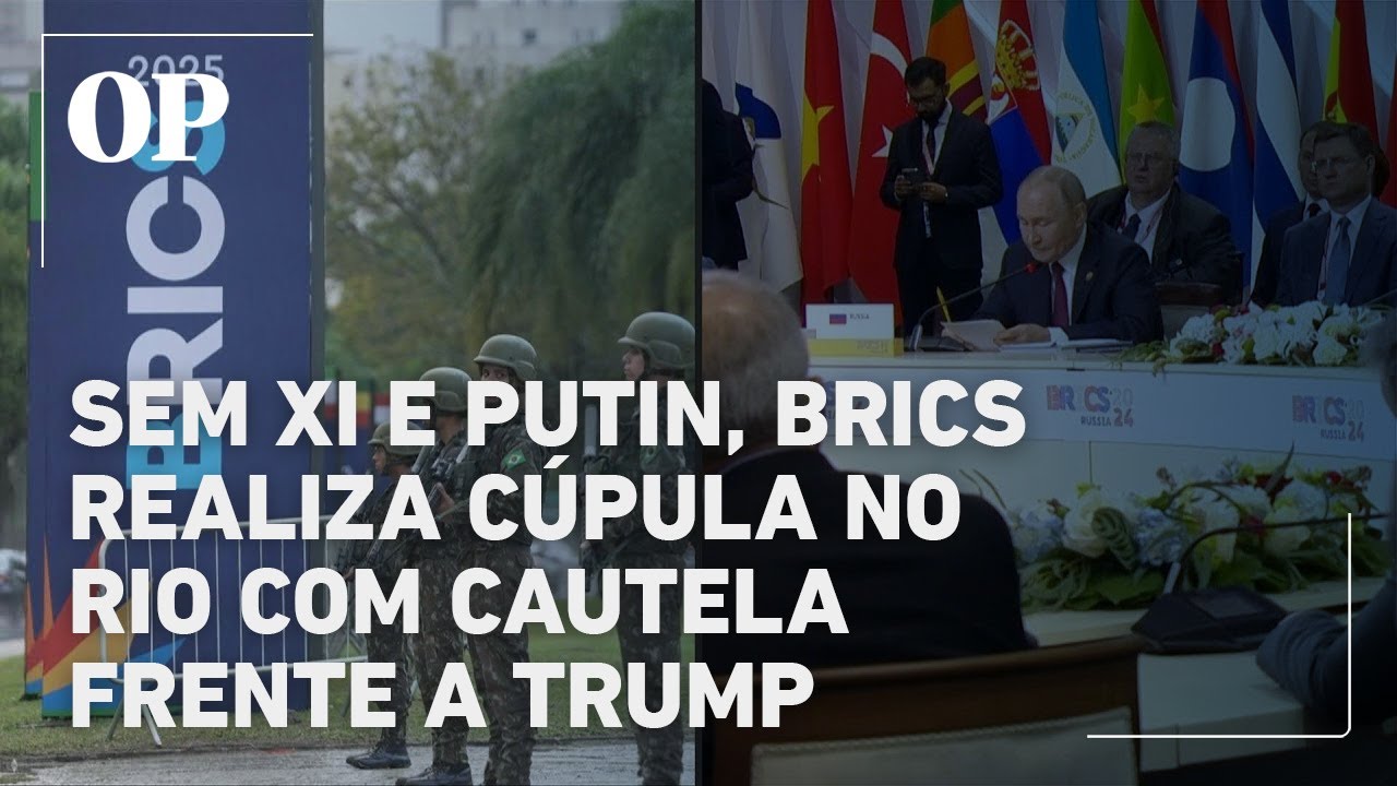 Sem Xi e Putin Brics realiza cúpula no Rio com cautela frente a Trump