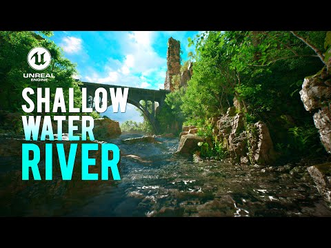 Unreal Engine 5.6.1 render II "Shallow Water River" II #render #unrealengine5 #megascans