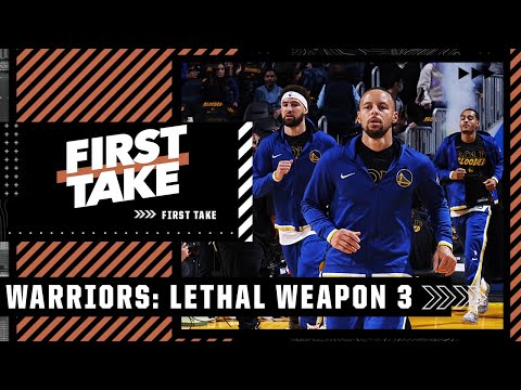 Stephen A. names a NEW Warriors Big 3 & has a nickname for them  | First Take video clip