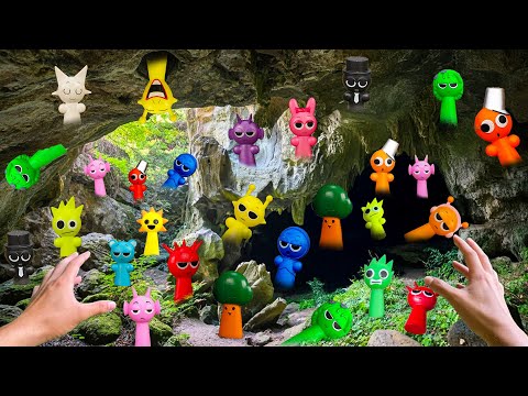 Inside the Dark Cave – Discovering All the Sprunki Together!