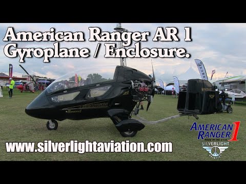 American Ranger AR 1, Gyrocopter, Enclosure, Hill Country Gyro's, Silverlight Aviation.