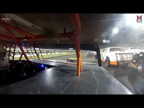 #83 James Ellis - USRA Stock Car -10-14-2023 Arrowhead Speedway - In Car Camera - dirt track racing video image
