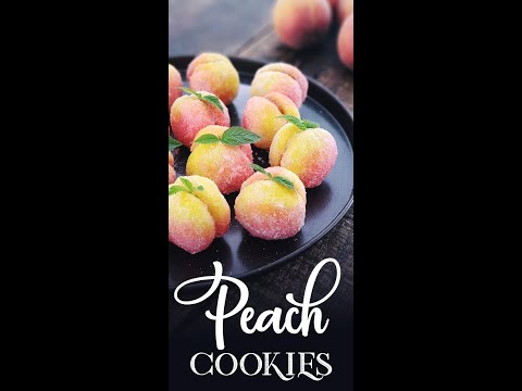 Check out these delicious peach cookies #shorts #cookies