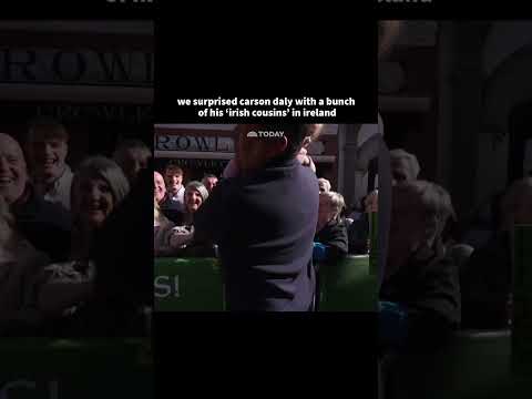 Surprising Carson Daly in Ireland!
