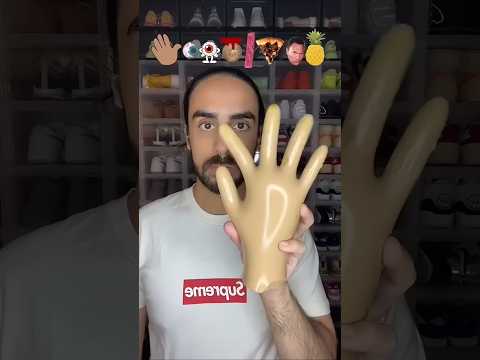 Food ASMR Eating a Gummy Hand a