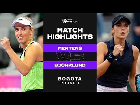 Elise Mertens vs. Mirjam Bjorklund | 2023 Bogotá Round 1 | WTA Match Highlights