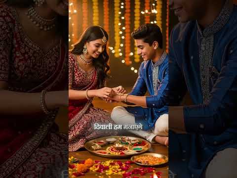 Bhai Bahen Ka Dharm Nibhayenge, Diwali Hum Manayenge…💕❤️♥️ #bhaidooj #diwali #ramji